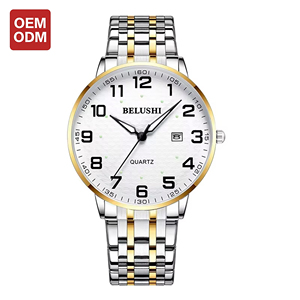 Reloj VVS Lovers de Cuarzo con Números Arábigos, Calendario, Esfera Grande, Luminoso, Resistente al Agua, para Hombre y Mujer - Product Image 1