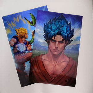Di vendita caldo 3d di vibrazione anime immagine di <span class=keywords><strong>dragon</strong></span> <span class=keywords><strong>ball</strong></span> <span class=keywords><strong>GOKU</strong></span> 3d poster - Product Image 3