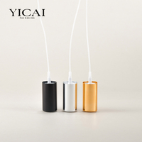Petit vaporisateur de parfum droit de 13 ml, flacon non rechargeable en aluminium et plastique