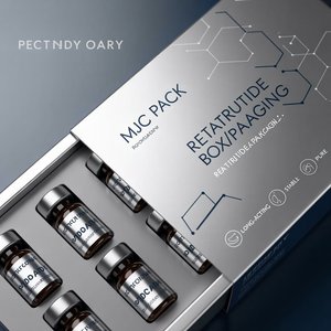 Hộp bao bì lọ peptide in logo tùy chỉnh, cán mờ, có lớp lót EVA dành cho lọ thuốc 10ml - Product Image 3