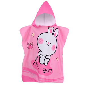 Serviette <span class=keywords><strong>de</strong></span> <span class=keywords><strong>bain</strong></span> à capuche pour enfants, cape, peignoir, serviette <span class=keywords><strong>de</strong></span> plage absorbante à séchage rapide, <span class=keywords><strong>poncho</strong></span> <span class=keywords><strong>de</strong></span> plage pour enfants - Product Image 5