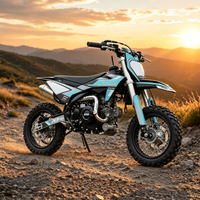 Moto tout-terrain à essence 50 cm³, 4 temps, refroidissement par air, boîte automatique, pour enfants de 9 ans