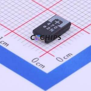 Condensador de Tántalo 2R5TPE470MC 2917 (Capacitancia: 470uF) (Precisión: 20%) (Voltaje Nominal: 2.5V) - Product Image 1