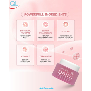 Bálsamo Limpiador QL, enriquecido con aceite de jojoba y minerales, controla suavemente la grasa y nutre la piel normal a seca. - Product Image 2