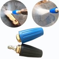Embouts de nettoyeur haute pression à connexion rapide de 1/4 pouce, buse turbo rotative durable
