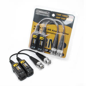 <span class=keywords><strong>Balun</strong></span> de Video Pasivo Simple de 8MP, 400M, AHD/CVI/TVI/CVBS, BNC RJ45, Transmisor de Par Trenzado, Monitor de Plástico Anti-interferencias - Product Image 3