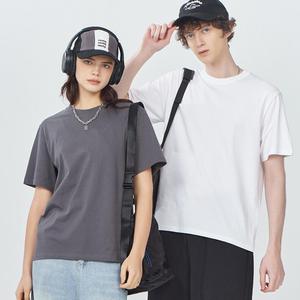 T-shirt unisexe en coton respirant, col rond, coupe ample, 180g, tricoté pour homme, vêtements de sport, fabrication sur mesure - Product Image 5