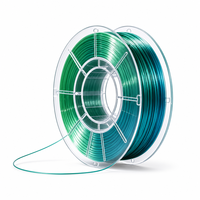 YAFONA YN-B35731 untuk Grosir Filamen Printer 3D Berkualitas Tinggi 1.75mm Silk PLA+ Dua Warna 205-235 Suhu Cetak. Cina
