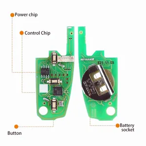 3-nút XK loạt phổ điều khiển từ xa cho <span class=keywords><strong>AUDI</strong></span> A6L <span class=keywords><strong>Q7</strong></span> Xhorse vdi2 xka600en xe phím - Product Image 4