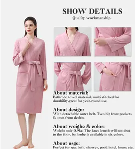 Sunhome Most Selling Items Pajamas Korean Loose Towel Terry Bathrobes Multi-Colors Vacation Plus Size Women's Sleepwear