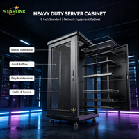 Rak Server Pusat Data Starlink SPCC Baja Canai Dingin 19" 12U Kabinet Data Standar ANS/EIA RS-310-D