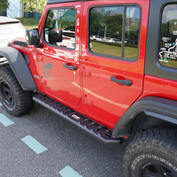 Marchepieds latéraux en acier MusixiA Off Road 4x4 4 portes pour Jeep Wrangler JK JL 2007-2024 Ford Bronco