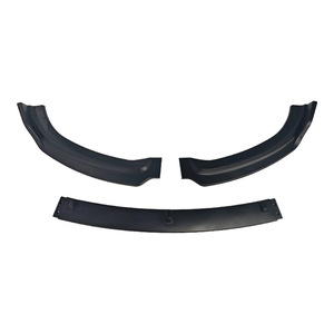 Bmw Front Bumper Lip Splitter 3 Section Matte Black Glossy Black For 2013-2019 F30 Standard <b>Models</b> - Product Image 2