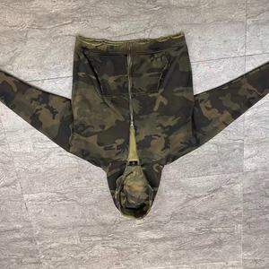 Nuevo Sudadera con Cremallera de Felpa Francesa 420 GSM, Personalizada, Forrada, 100% Algodón Tejido, Ecológica, Transpirable, con Estampado de Camuflaje Ácido para Hombre - Product Image 2