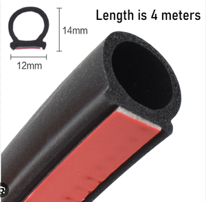 Gioăng cửa cao su xố<span class=keywords><strong>p</strong></span> EPDM chống thấm, cách âm hình chữ D, B, Z, có dịch vụ cắt theo yêu cầu - Product Image 4