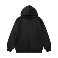 Vente en gros de sweats à capuche pour hommes, 100% coton French Terry 300G, sweats à capuche surdimensionnés pour hommes, coupe ample, pull-over, personnalisable OEM
