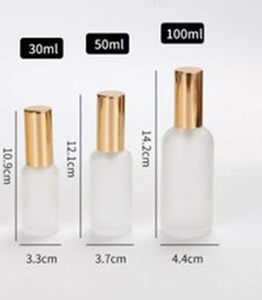 ขวดแก้วใสแบบฝ้าสำหรับน้ำหอมแบบพ่นฝอยละเอียด พร้อมหัวปั๊มสีทอง สีเงิน สีดำ ขนาด 5 มล. 10 มล. 30 มล. 50 มล. 100 มล. แบบกำหนดเองได้ - Product Image 2