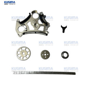 Kusima ชุดโซ่ไทม์มิ่งปั๊มน้ำมันสำหรับรถ BMW N52 N54 N55 N52B25 <span class=keywords><strong>N52B30</strong></span> N54B30 N55B30 3.0 OE 11317592877TZ 11318648732 - Product Image 2