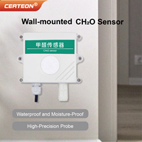 Moniteur Qualité de l’Air Intelligent Mural avec Capteur CH2O VOC pour Intérieur HVAC Détecteur de Formaldéhyde