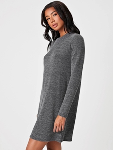 Custom Solid Women Nightgowns Bamboo Long Sleeve <strong>Sleeping</strong> Dress <strong>Cozy</strong> Cotton Night Dresses for Women - Product Image 3