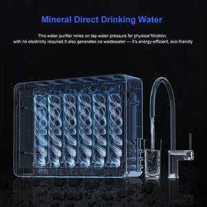 Wandmodel inline waterdispenser waterkoeler niet-elektrisch 6-traps ultrafiltratie direct drinkwatersysteem - Product Image 3