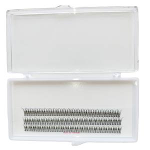 Premium Matte Dark Black 3D 5D Extensiones de pestañas de cola de pez Etiqueta privada Suministros de extensión de pestañas de seda coreana - Product Image 4