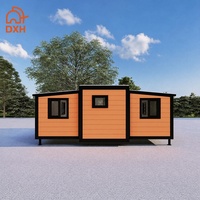 Maison conteneur modulaire extensible en structure acier personnalisable de 20/40 pieds avec 2 chambres, salle de bain et cuisine - En promotion