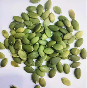 Vendita all'ingrosso di chicchi di semi di zucca verdi biologici in una confezione conveniente