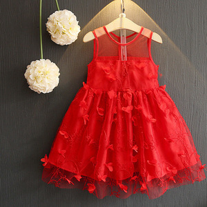 Clothing Manufacturer New Style French Beautiful <b>Flower</b> Baby Girl Dress From China Wholesale Market - Product Image 3