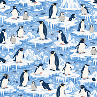 Tapis de Mahjong Penguin Ice Field sans règles, 31,5x31,5 pouces, tissu de Mahjong, tapis pour tuiles de Mahjong, tapis de poker, tapis de jeu de Mahjong