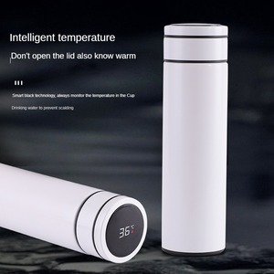 IMOGY 480ML Custom Skinny Smart Water Bottle Tumbler LED Light Sensor Display Batería recargable para uso doméstico Venta al por mayor Vacío - Product Image 2