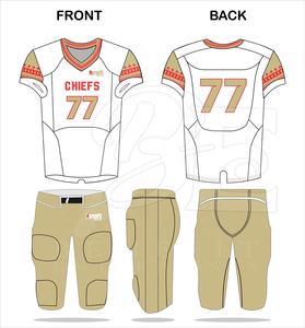 2025ชุดอเมริกันฟุตบอลม็อกอัพฟรีดีไซน์ตามสั่ง - Product Image 3