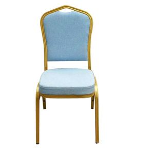 <span class=keywords><strong>Chaise</strong></span> de banquet <span class=keywords><strong>Louis</strong></span> moderne, ovale, rembourrée, empilable, en métal, bleu marine, pour restaurant de luxe, hôtel, salle de réception, mariage - Product Image 3