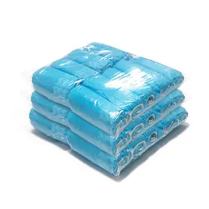 Competitive price factory Non skip shoe cover disposable non woven waterproof plastic shoe covers