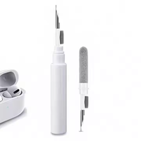 Stylo de nettoyage portable en gros d'usine, ensemble efficace de bouchons d'oreille et de brosse pour le nettoyage des écouteurs