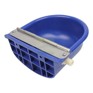 GREAT FARM <span class=keywords><strong>Abbeveratoio</strong></span> Automatico per Mucche da 6L con Controllo a Galleggiante e Coperchio in Acciaio Inox, Ciotola per Abbeveraggio Bestiame per Fattoria - Product Image 4