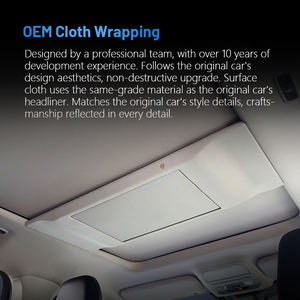 Écran d'affichage de moniteur de plafond pour voiture HD Ford Pyle avec caméra de recul, vidéo de plafond pour tous les véhicules sans batterie - Product Image 5