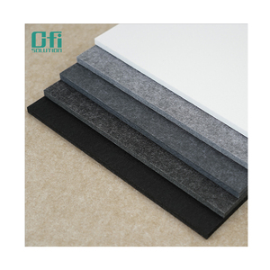 แผ่นฝ้าเพดานอะคูสติกกันเสียงแผงผนังอะคูสติกทำจากโพลีเอสเตอร์กันไฟ - Product Image 1