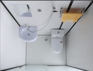 <span class=keywords><strong>Cabine</strong></span> <span class=keywords><strong>de</strong></span> <span class=keywords><strong>douche</strong></span> coulissante <span class=keywords><strong>WC</strong></span> portable moderne et traditionnelle en acrylique rectangulaire sans cadre, unité <span class=keywords><strong>de</strong></span> salle <span class=keywords><strong>de</strong></span> bain préfabriquée - Product Image 6