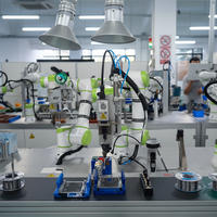 Bras robotique en acier inoxydable à 6 axes, moteur PLC CGXI G6, modèle 6 kg de charge utile, machine industrielle automatique pour l'impression textile et plastique