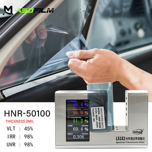 ASDFilm Pellicola per Finestrini Auto di Alta Qualità VLT50% con Tecnologia Magnetron TiN, Universale, 99% Nitruro di Titanio, Nano Ceramica Sputtered - Product Image 1