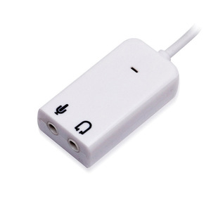 External Usb Sound Card 3.5mm Audio Adapter <b>For</b> Desktop Laptop <b>Computer</b> Headphone <b>Microphone</b> Streaming Gaming - Product Image 2