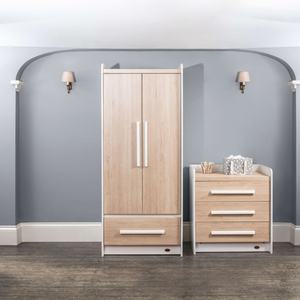 خزانة ملابس خشبية مع أدراج فاخرة من الناحية الجمالية لتخزين غرف نوم الأطفال والأطفال - Product Image 4