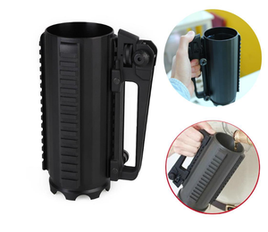 Chope à bière tactique de haute qualité en aluminium, pour le sport en plein air, solide, avec <span class=keywords><strong>rail</strong></span> de transport détachable - Product Image 3