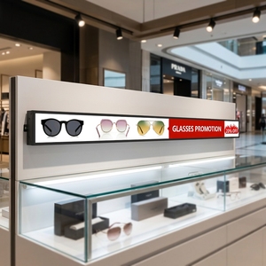 Pantalla Digital Inteligente para Borde de Estante, Pantalla Táctil LCD Tipo Barra, con CMS y OEM para Etiquetas de Precios y Anuncios en Comercios - Product Image 1
