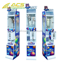 Mesin Cakar Mini ACS, Dioperasikan dengan Koin, Permainan Ketangkasan Crane Arcade, Dapat Disesuaikan