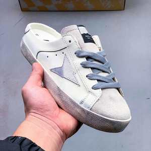 Chaussures de sport décontractées pour femmes Star, en cuir véritable de haute qualité, semelle souple en caoutchouc, lacets, baskets classiques, chaussures de marche tendance - Product Image 1