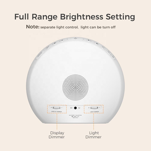 เครื่องเสียงช่วยนอนหลับรุ่นใหม่ ดีไซน์ใหม่ พร้อมเสียงไว<span class=keywords><strong>ท</strong></span>์นอยส์ นาฬิ<span class=keywords><strong>ก</strong></span>าปลุ<span class=keywords><strong>ก</strong></span>พระอาทิตย์ขึ้น และลำโพงเสียงสำหรับข้างเตียง - Product Image 4