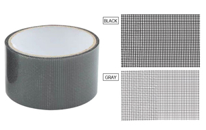 Kích thước tùy chỉnh màu đen sợi thủy tinh không thấm nước cửa sổ sửa chữa màn hình băng với một mặt dính để sử dụng mặt nạ - Product Image 4