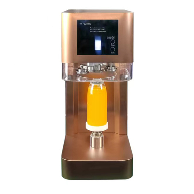 New Style Pet Can Aluminum Can Sealing Closing Machine Rose Gold Metal Durable Full Automatic Smart Can Sealing Machines
